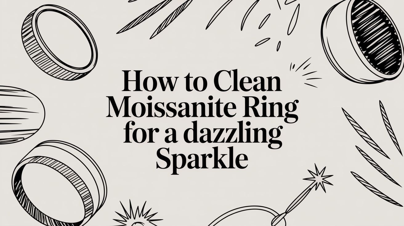 How to Clean Moissanite Ring for a Dazzling Sparkle