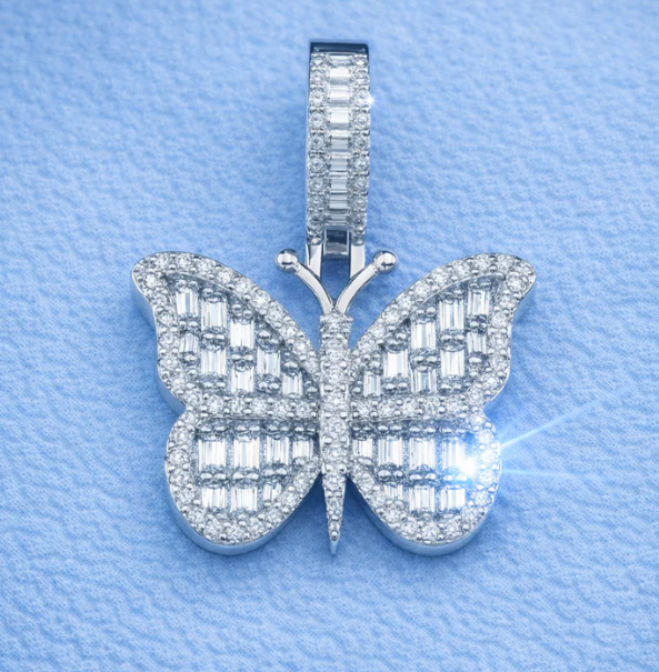 Butterfly -  Diamond Pendant